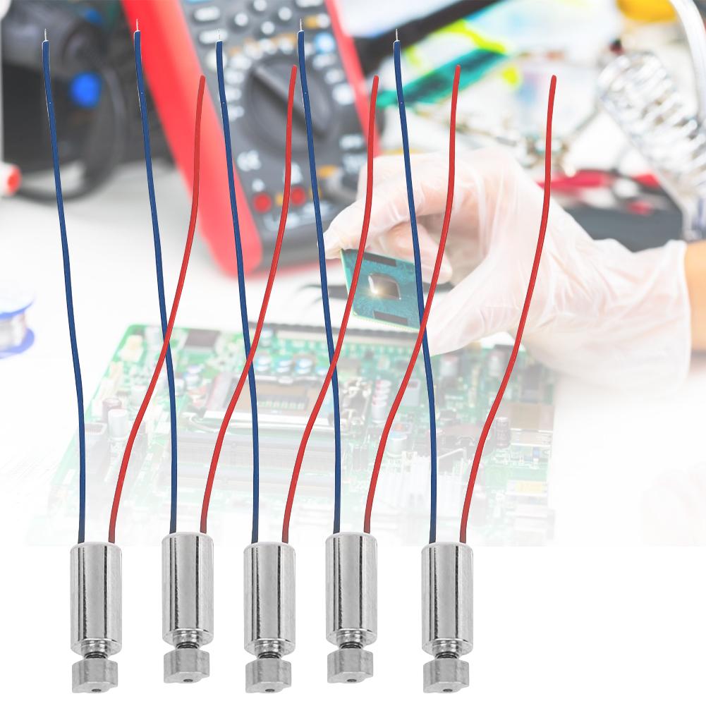 5KS Měděný Miniaturní Bezjádrový Vibrační Motor Vibrátor pro Mobilní Telefon Kosmetický Přístroj