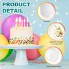 uxcell Round Foam Cake Dummy, 8 inches x 2 inches / 8 inches x 3 inches, White, Fake Cake for Wedding & Birthday Parties, Decoration & Display, 2-Pack