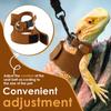 3Pcs Lizard Leash Harness Soft Adjustable Reptile Bearded Dragon Traction Rope Chameleon Amphibians Pet Harness Supplies