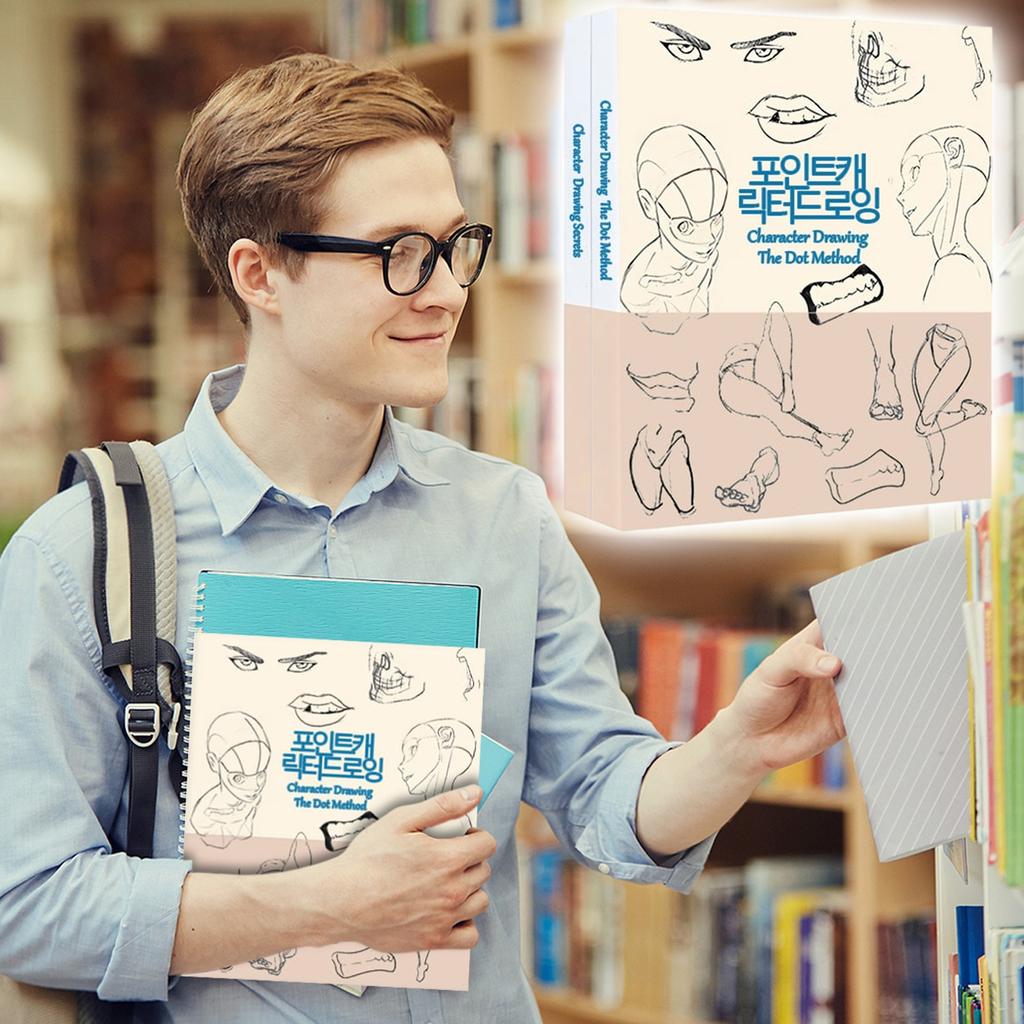 Komplettes Figurenskizzenbuch-Set Zeichentechniken für Anfänger bis fortgeschrittene Künstler