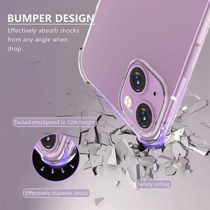 Coque de protection - BOOLING - iPhone 15 Plus - Silicone Antichoc - Transparent - Slim