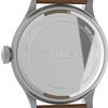 Orologio da polso Timex Expedition Scout da uomo cassa 40 mm color argento quadrante verde cinturino in pelle marrone Taglia 40