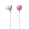 ELECOM Stereo Headphones, In-Ear, Stylish Two-Tone Design with Different Colors On the Left and Right, Playful and Stylish Colors Neon 1 EHP-CC100ANE1