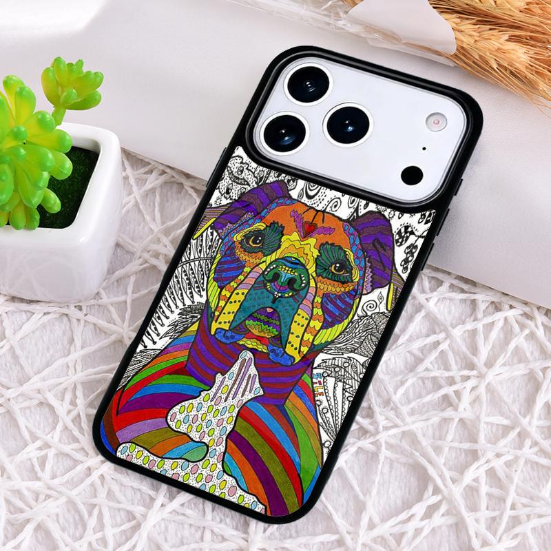 Pit Bull Lovely Dog Pitbull Shockproof Phone Case for iPhone 17 Air 16e 15 11 12 14 13 Pro Max Cover Coque
