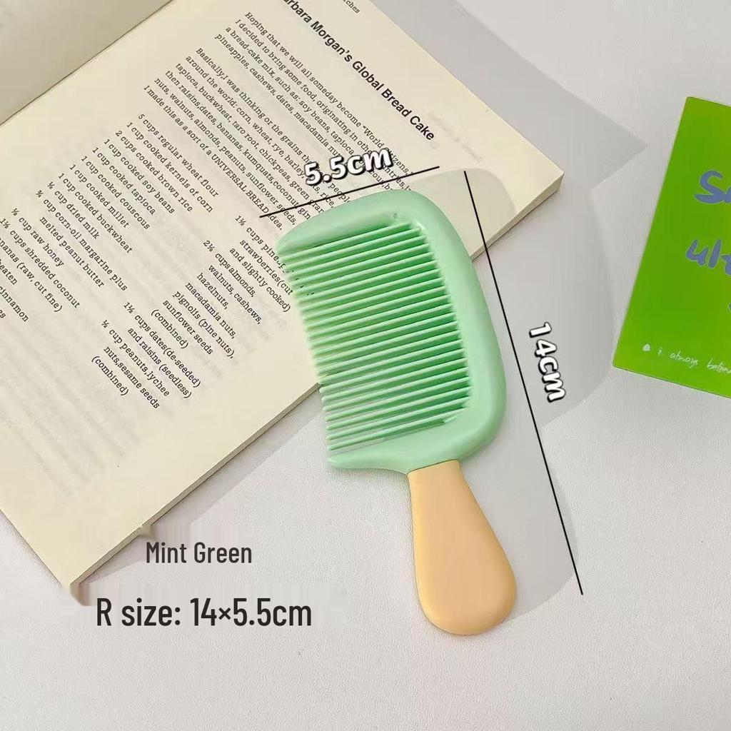 Portable Mini Ice Cream Hair Comb for Girls & Students