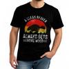 Streetwear Unisex Rundhals T-Shirt Lässiges T-Shirt Ein fleißiger Biber bekommt jeden Tag mehr Holz Unisex Oberteile Rock T-Shirt