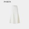 PORTS Women's Wool Blend High-Waisted A-Line Skirt
