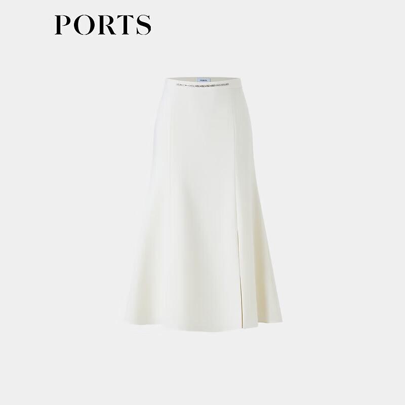 PORTS Women's Wool Blend High-Waisted A-Line Skirt