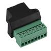 DVR Ethernet Connector RJ45 Female Jack to 8 Pin Screw Terminal Connector