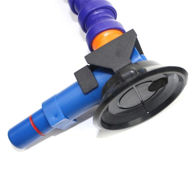 Suction Mount Heat Tool Rest for Repair Work, Manual Pump Base and Metal Top Mount for Steady Warming on Smooth Areas during Wrap Heating