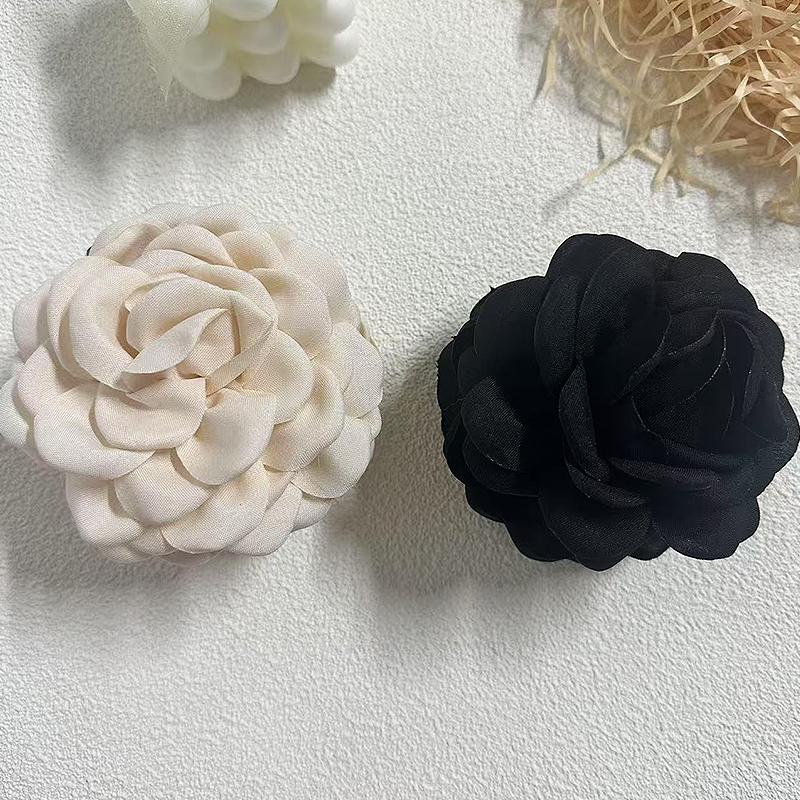 1/2/6pcs Stereoscopic Rose Flower Hair Clip Fpr Women Elegant Back of The Head Hair Shark Clip able Girl Hair Accessories