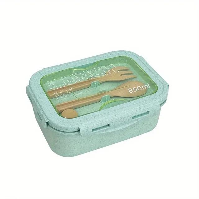 1 Portable Microwave Lunch Box Healthy BPA-free Bento Box Kitchen Food Container Lunch Box Home Accessories