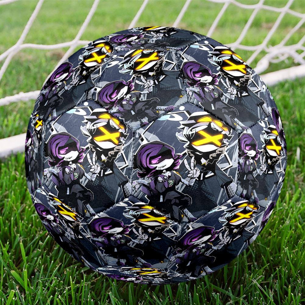Murder Drones Theme Size 5 Soccer Ball, Suitable for Both Indoor and Outdoor Matches, a Gift Suitable for Everyone.