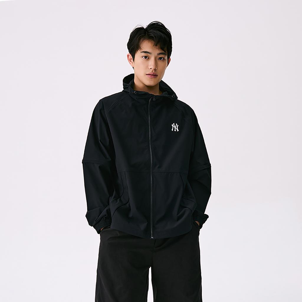 New MLB New York Yankees Basic Collection SS25 Jackets & Coats Unisex Black 3AWJB0153-50BKS