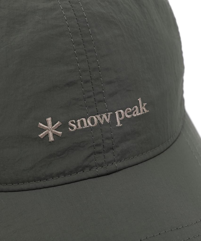Snow Peak Taslan Ball Cap, size M, GS-S25ZUFBC70, perfect for camping, outdoor activities, and festivals.