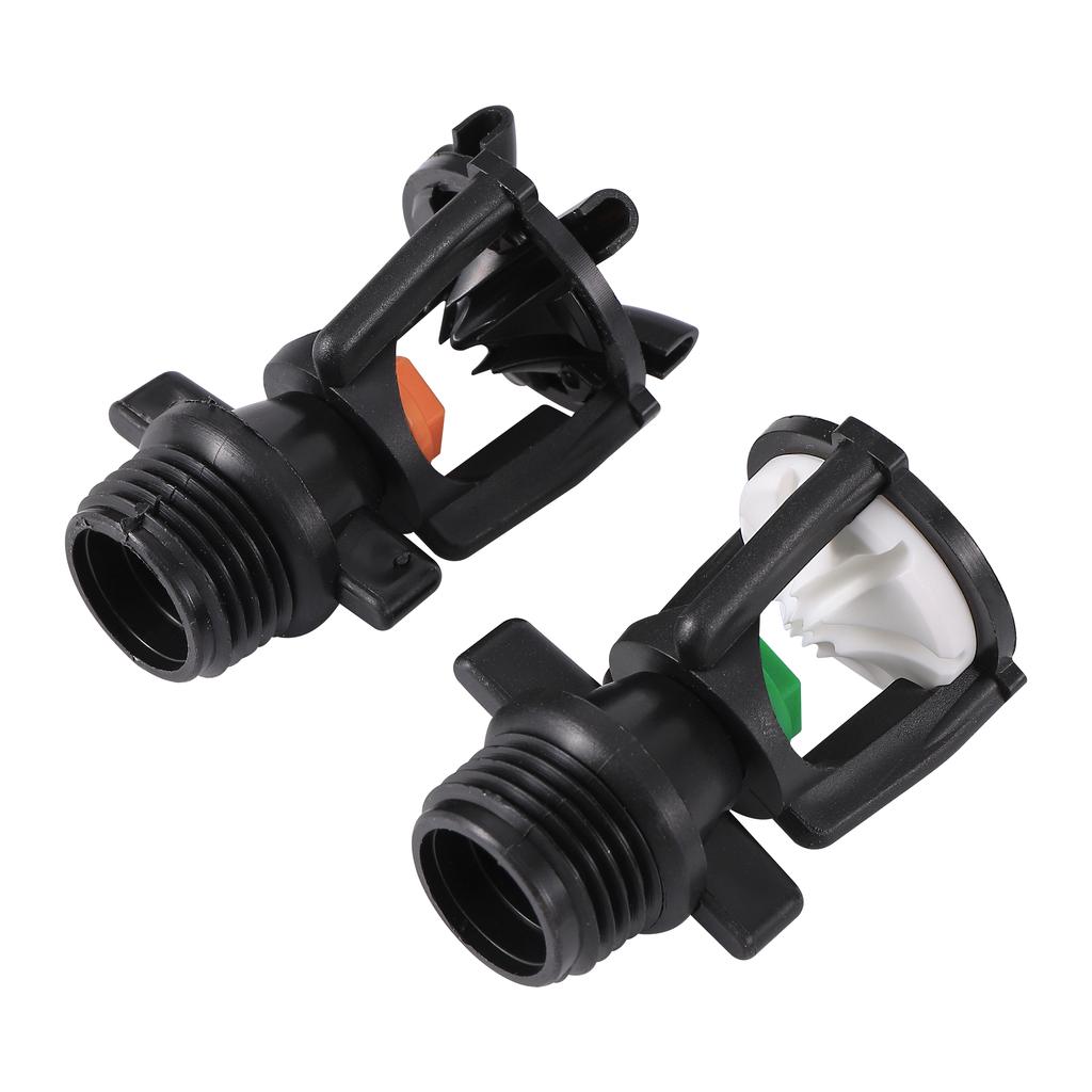 1/2" Male Thread Rotating Sprinklers Irrigation Water Spray Sprinkler Lawn 360° Rotary Watering Nozzles Garden Watering System