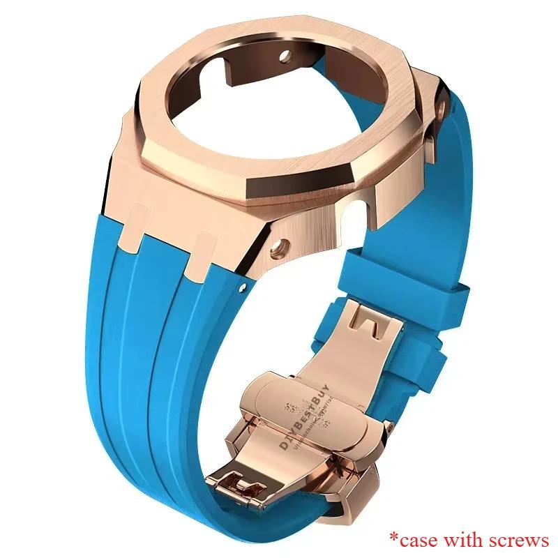 Gen4 Metal Case Bezel Frame GA2100 GAB2100 Casioak Mod Kit Modification Frame For GA2110 Metal Rubber Strap Accessory Wholesale