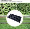 200-Cell Seedling Tray Set Black 5PCS