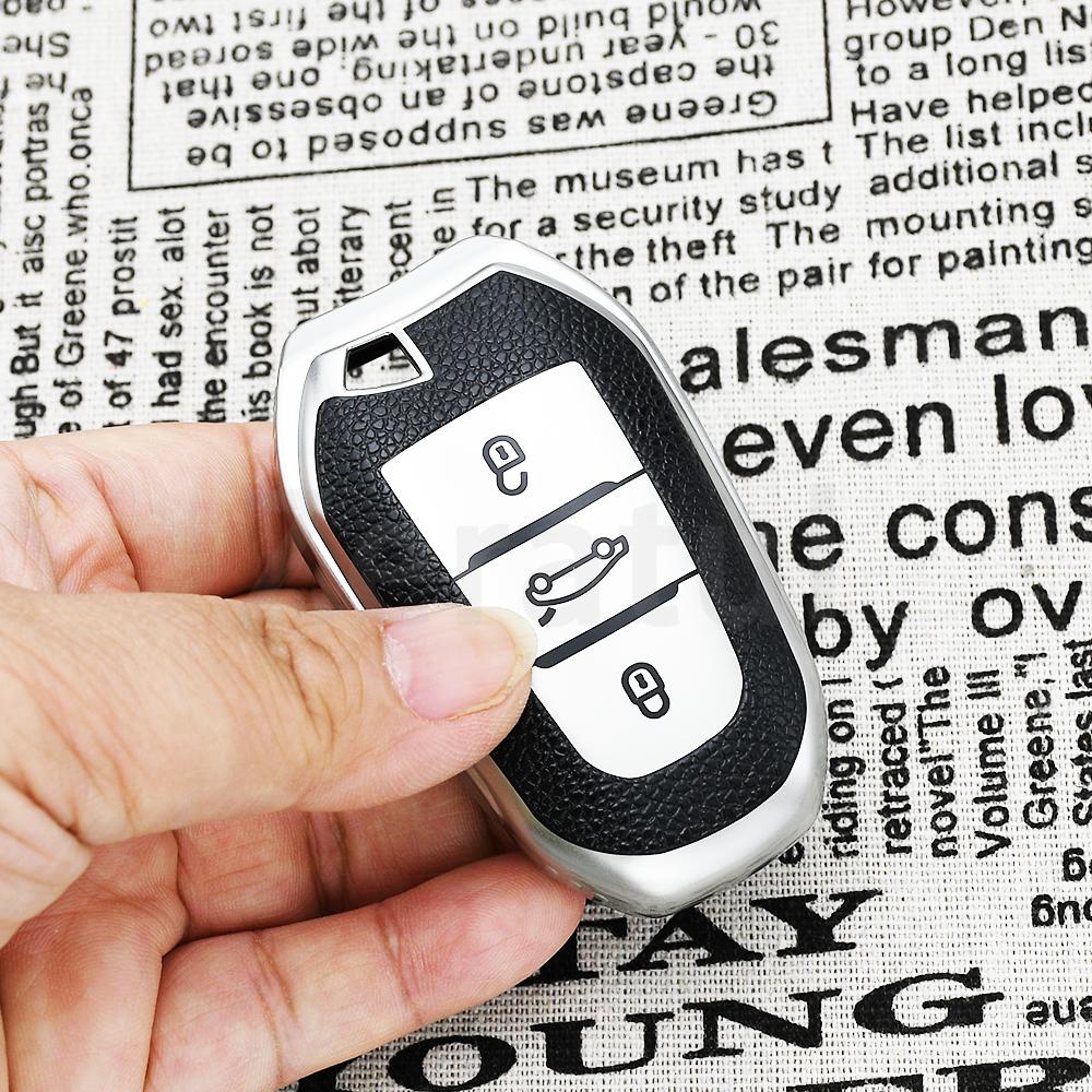 Auto Keyless Cover Car Key Case Keychain Fob For Peugeot 407 508 206 2008 301 5008 3008 307 308 207 208 For Citroen C2 C3 C4 C5
