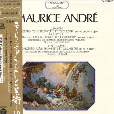 Disco LP MAURICE ANDRE TROMPETE ORQUESTRA   J.haydnm. Haydnhummel  Trois Con OS2415RE ERATO 1971 Japão Obi Clássico Usado
