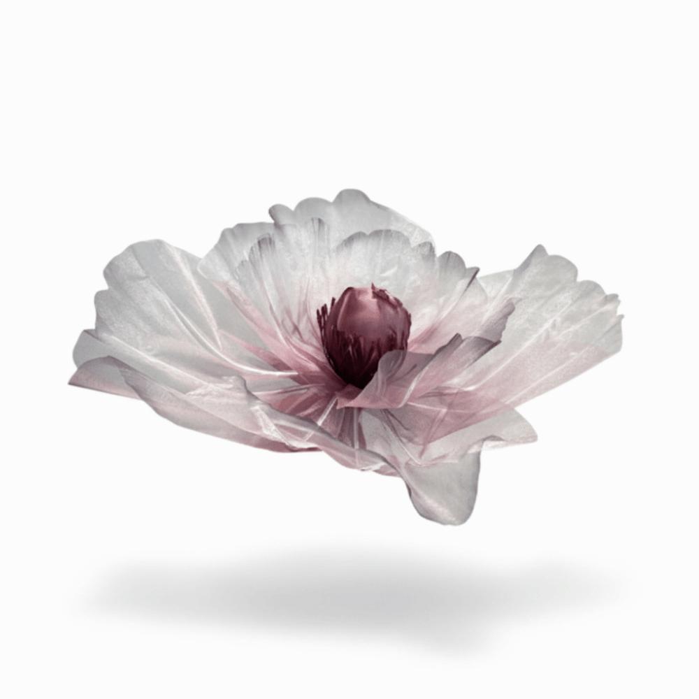 Single Flower Head Simulated Flower Silk Mesh Yarn Large Poppy Silk Screen Flower Beautiful Decoration Stand Props