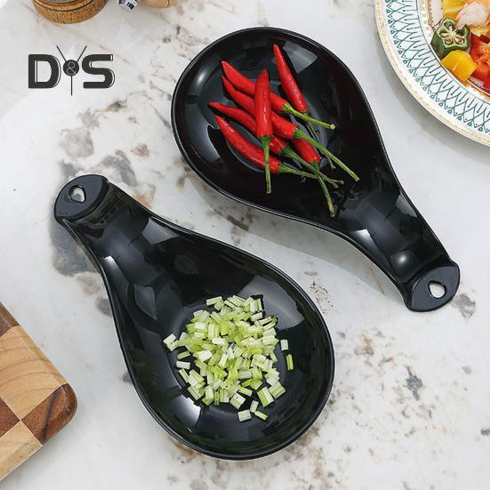 2Pcs Spoon Rest for Stove Top Durable Plastic Spoon Holder Kitchen Utensils Holder Easy To Clean Spoon Mat Compact Size Ladle Holder Stylish Look
