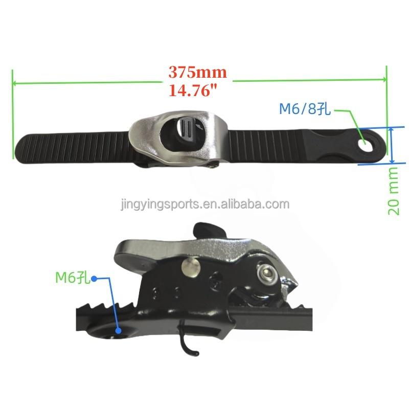 Adjustable Plastic Automatic Belt Buckles Easy-to-Use for Ski Bags & Bindings & Straps