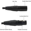 Swagell 2X XLR Splitter Cable 3-Pin Female Dual XLR Male Y Patch Cable 50cm Balanced Microphone Audio Adapter