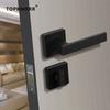 Invisible Door Lock Bedroom Single Side Secret Lock Chamber Door With Key Hidden Door Handle Background Wall Hidden Door Lock