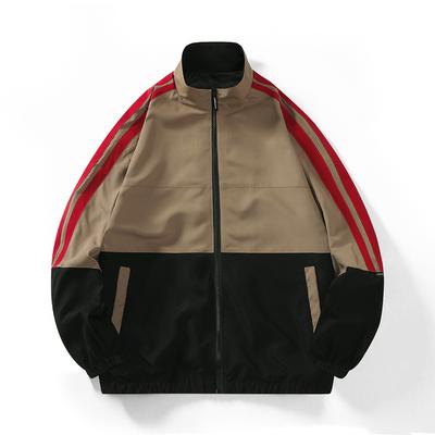 Neuer Mantel Herren Frühling und Herbst Neue Stehkragenjacke Lässig Sportlich Dünner Trenchcoat Koreanische Version Trend