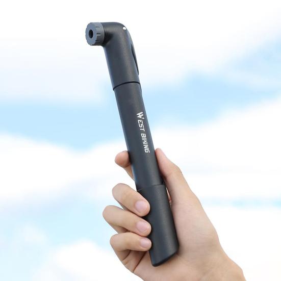 120 PSI Bike Tire Pump Portable Mini Inflator for Easy Pumping Waterproof Air Inflator with Ergonomic Handle for Bikes Motorcycles MTB