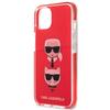 Karl Lagerfeld Klhcp13Stpe2Tr Iphone 13Mini 5,4 Hardcase Czerwony/Red Karl&Choupette Head