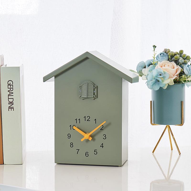 Time Nordic style wall clock cuckoo out of window time wall clock bird report clock T60