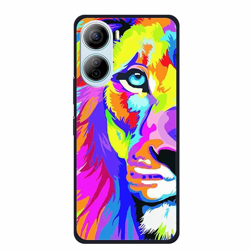 For ZTE Libero 5G IV Case Luxury Cartoon Silicone TPU Back Cover Soft Phone Cases for ZTE Libero5G IV A302 Protective New Fundas