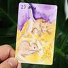 Watercolor Painting Lenormand Deck 42 Pcs Lenormand Cards Rana System 9*6cm