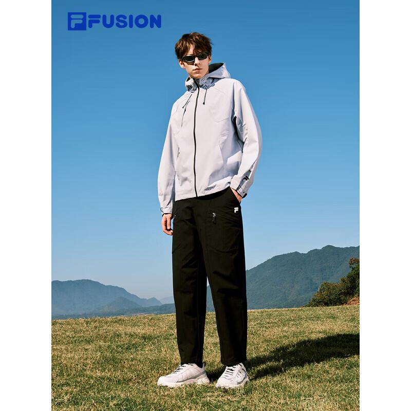 FILA FUSION Men's Straight-Leg Woven Casual Sports Pants