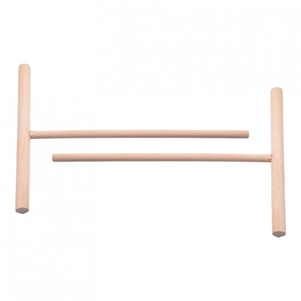 2 Pcs Wooden Round Batter Pancake Crepe Spreader Kitchen Tools 16cm Brand New