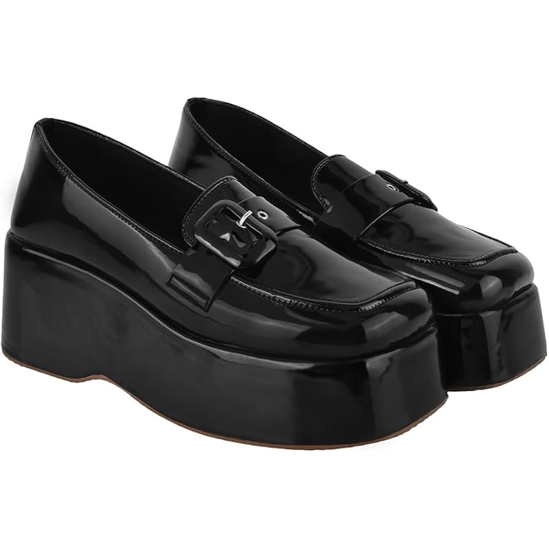 Shoetopia Girls L-2233 Black Dress Shoe - 6 Uk (Girls-L-2233-Black)