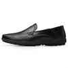 Italian Breathable Slip On Male Boat Shoes Size 48 Leather Men Casual Shoes Luxury Brand Formal Men Loafers Moccasins