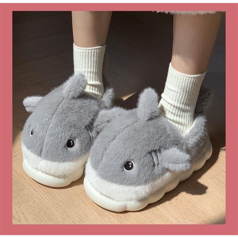 Herren- und Damen-Winter-Indoor-Warme All-Inclusive-Hausschuhe mit Samt und rutschfester Baumwollferse