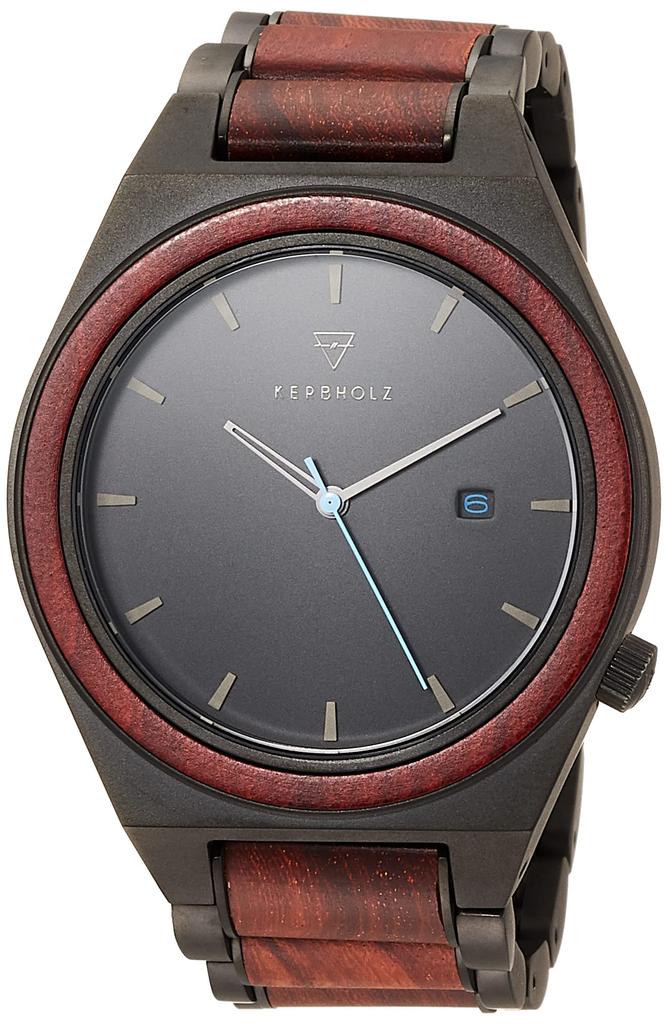 Kabholz Men's Wooden Watch, German Design, Waterproof, Officially Imported, WPAU4195