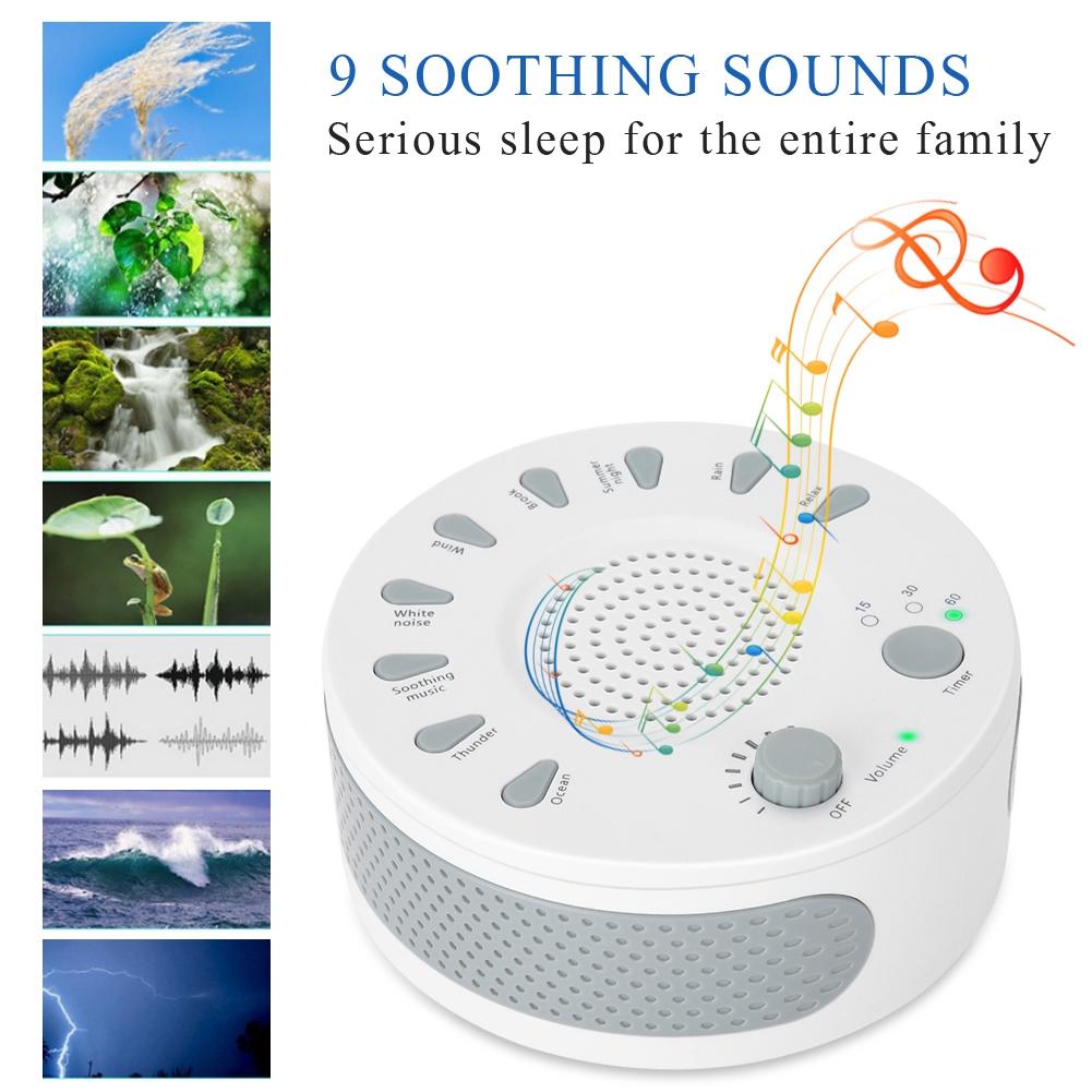 This sound relaxation machine can help create perfect sleep environment for you and your baby.