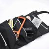 Multi-Purpose Canvas Roll for Tool Bag Car First Aid Kit Wrap Roll Storage Case Hanging Tool Zipper Carrier Tote Car CampingGear