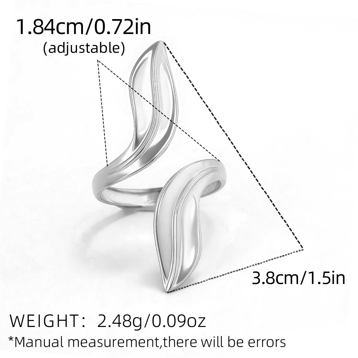 Fashion Geometric Design Stainless Steel Ring 18K Gold Plated Waterproof High Quality Ladies Zircon For Daily Wear Vacation Etc resizable