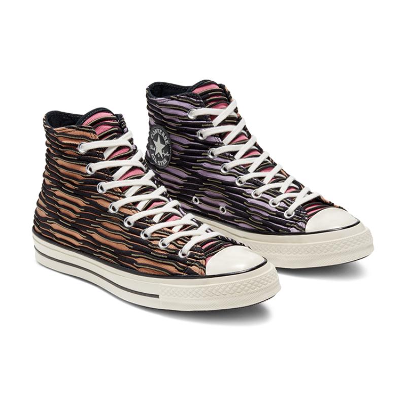 Converse 1970s Vibrant Knit Chuck Taylor All Star Vintage High-top Canvas Shoes Unisex Multiple Color Block