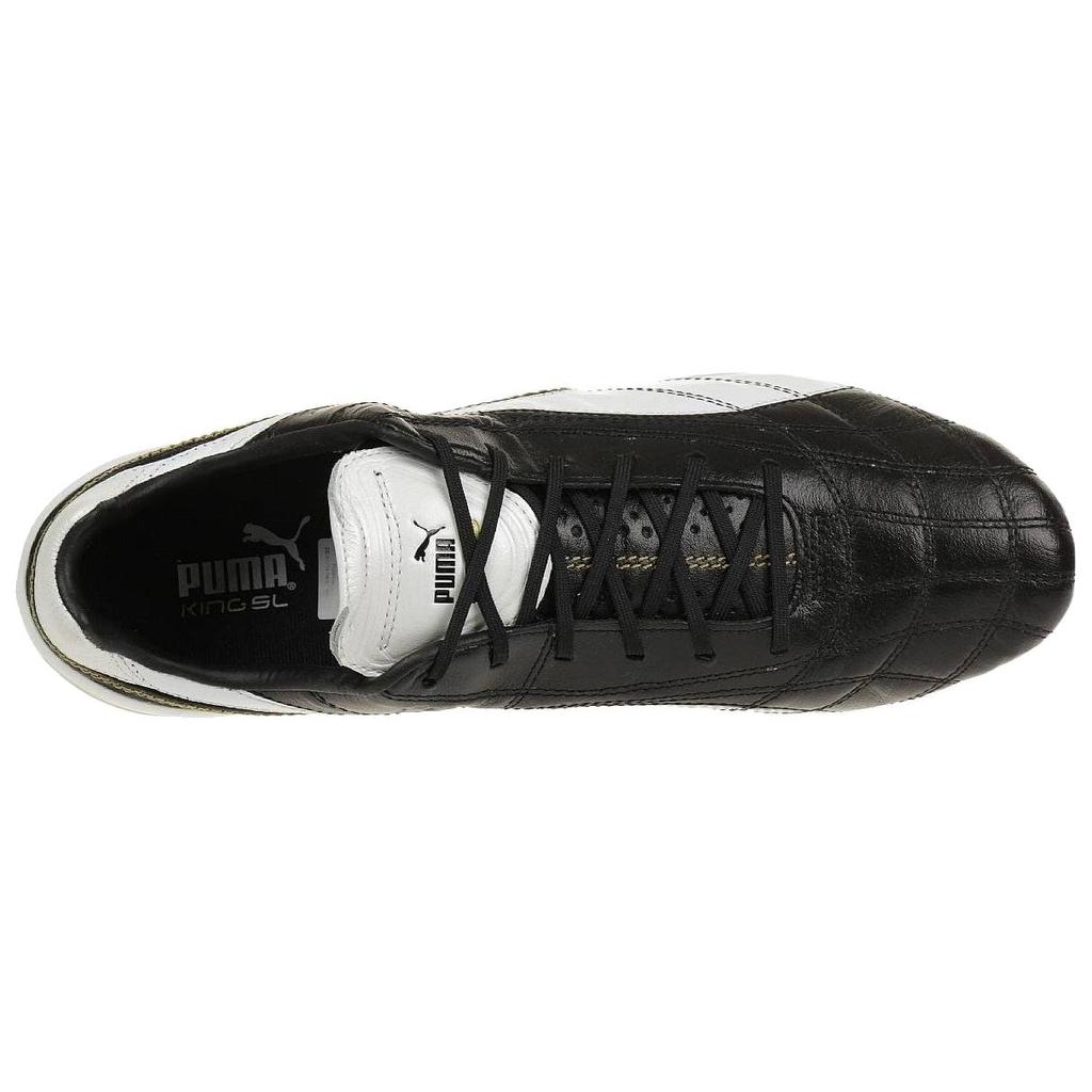 PUMA King FG Firm Ground Soccer Shoes Men's Black White 103329-01