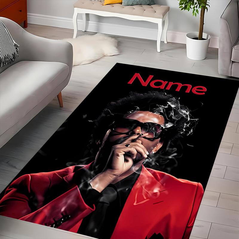Custom personalization The Weeknd Area Rug - Perfect For Kitchen, Bathroom,Laundry Room Decor Large Size Available,Gift All Seasons