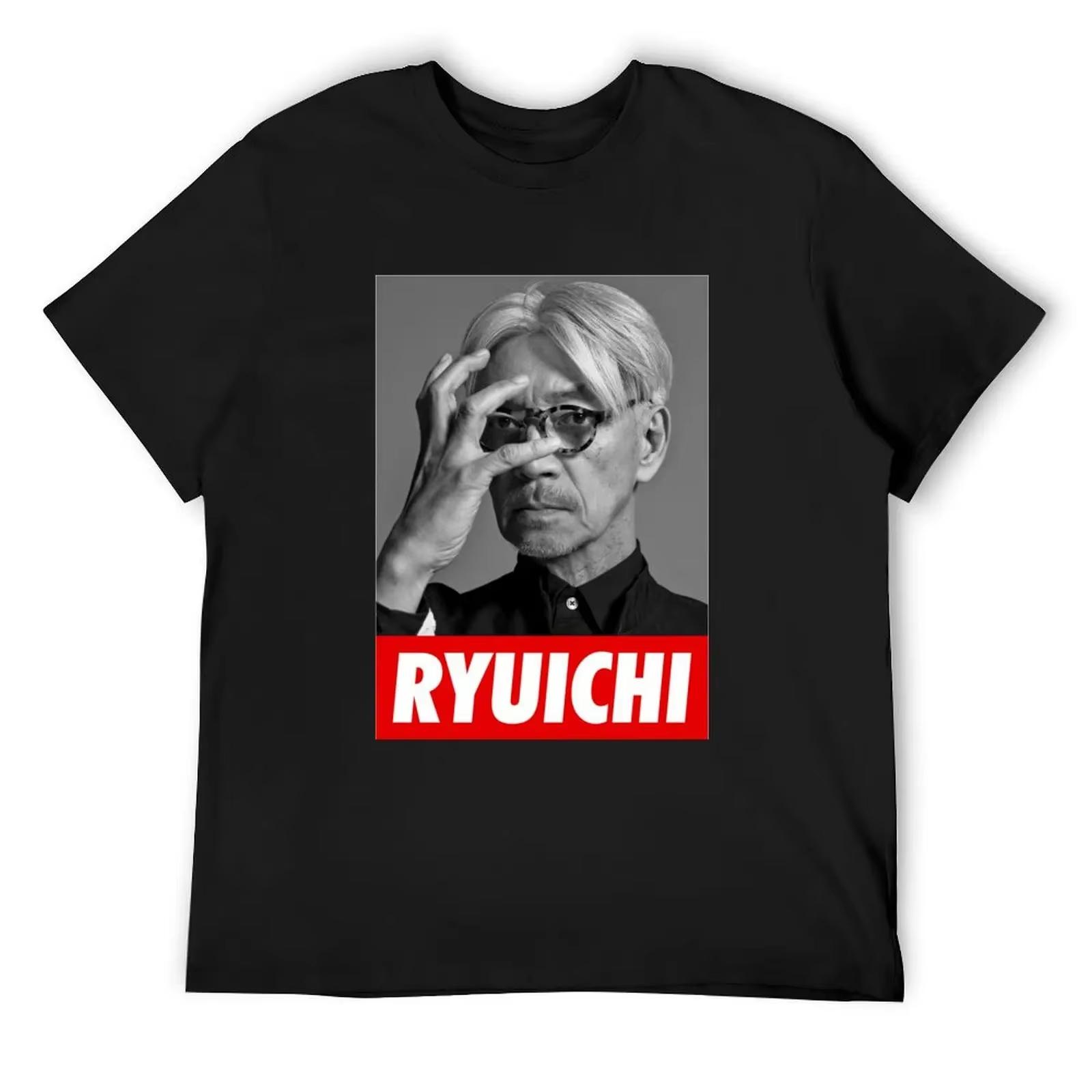 

Men s Women T Shirt 2023 Rest in Peace Clothe Ryuichi Sakamoto Short Sleeve Tees NEO GEO RYUICHI SAKAMOTO Oversized Summer Tops S