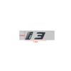 3D Letters Emblem Badge Car Rear Trunk Logo Sticker for BMW iX I3 I4 I7 iX3 iX4 iX7 Glossy Black Accessories