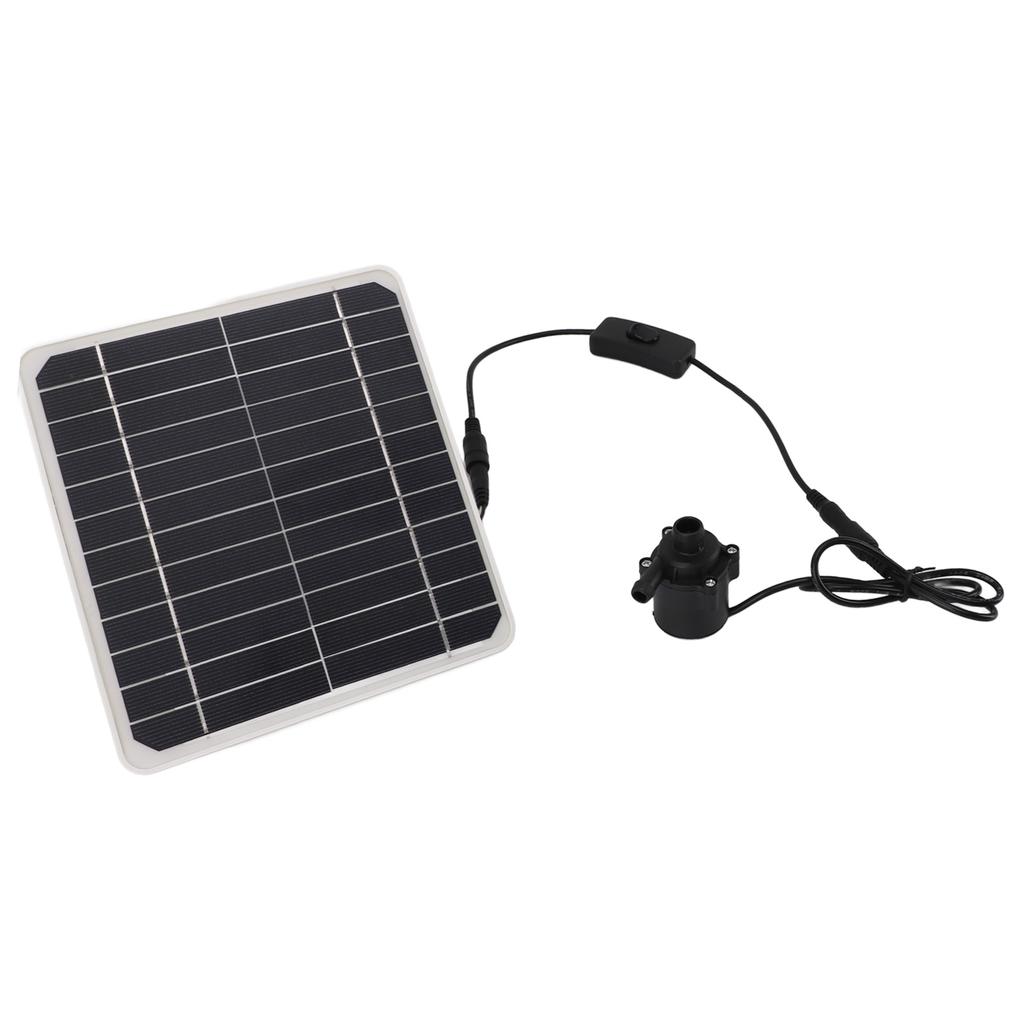 50W Solarbetriebene Wasserpumpe Solarpanel-Kit 24-Stunden-Betrieb Solarpanel-Wasserbrunnen-Pumpen-Kit